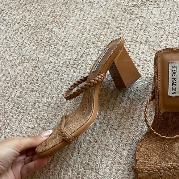 Steve Madden Women's Tan Sandals Braided - Picture 2 of 7